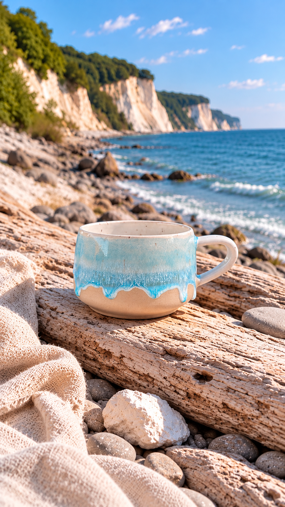 Tasse „Kreideküste“