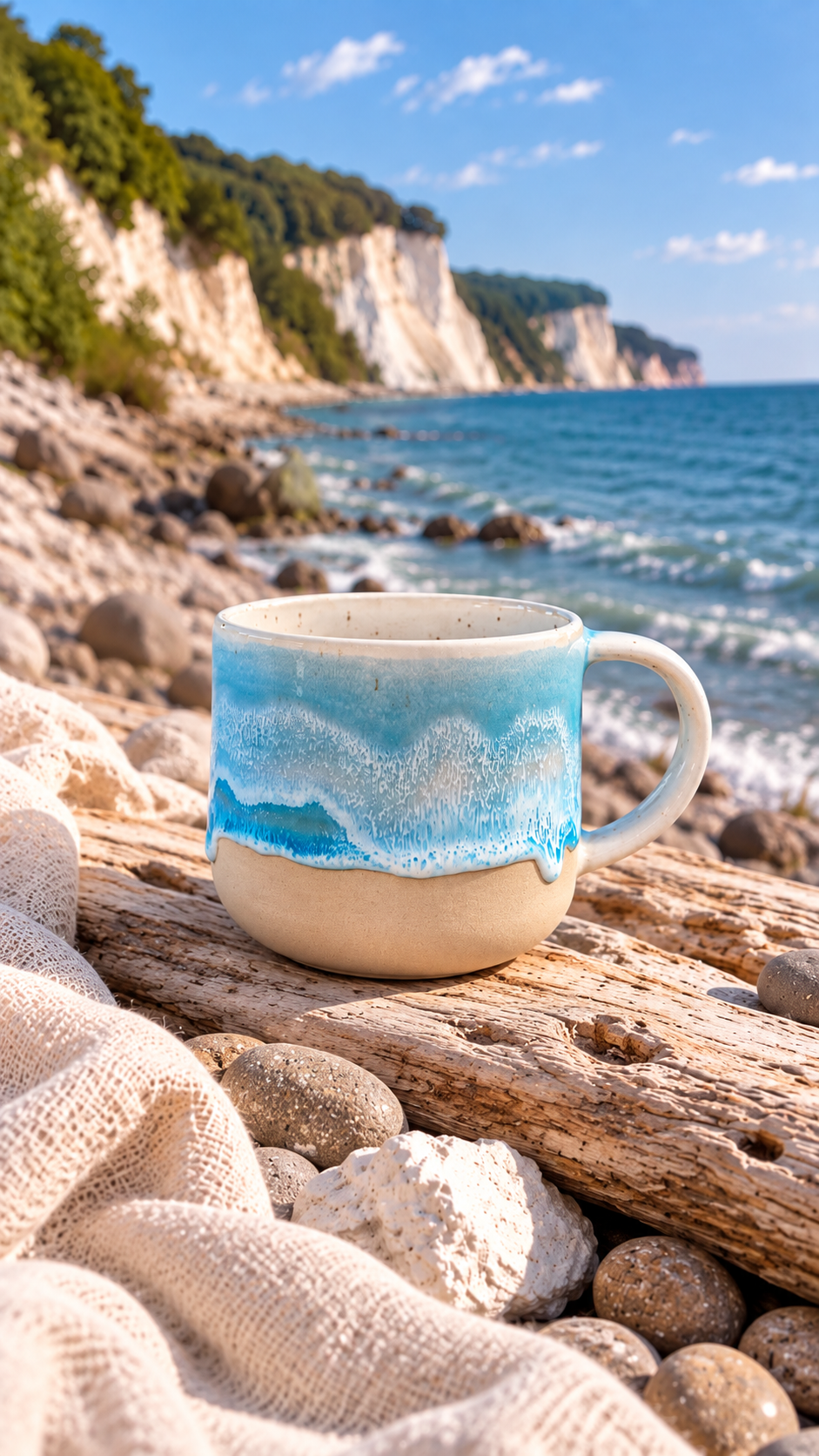 Tasse „Kreideküste“