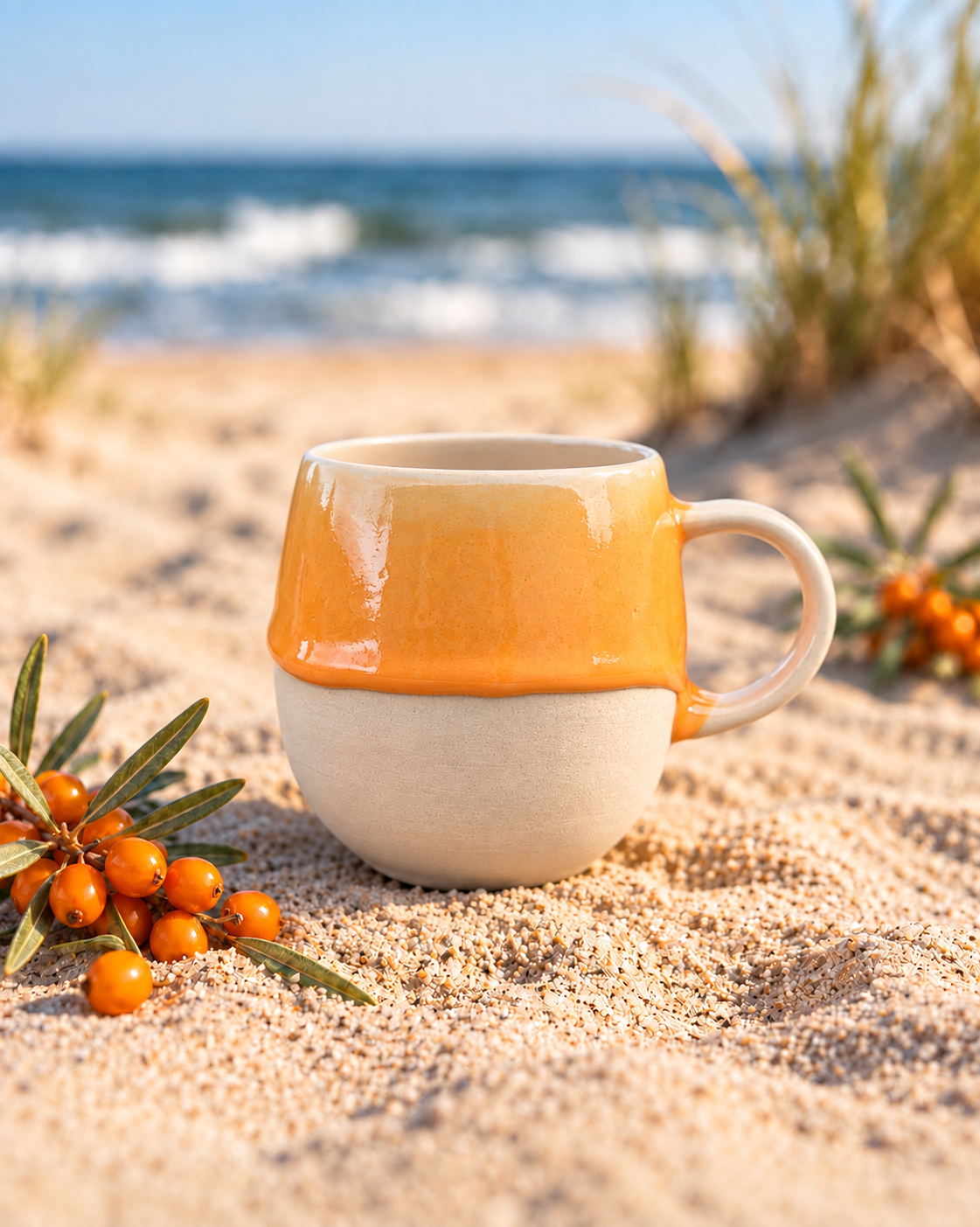 Tasse „Sanddornliebe“