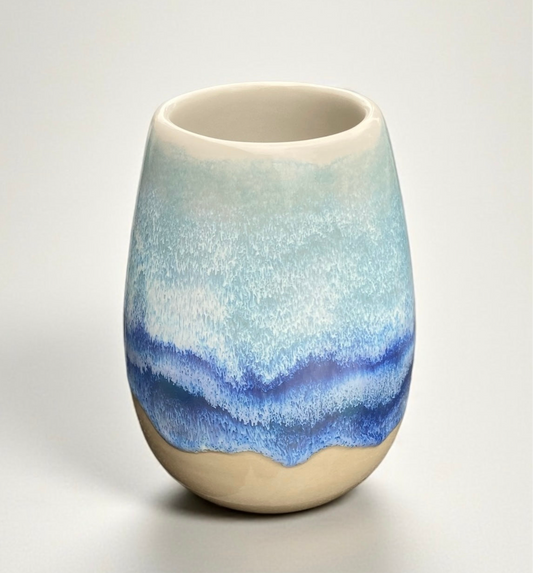 Vase STRAND & MEER weiß