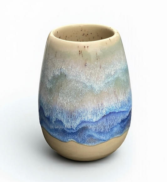 Vase STRAND & MEER gesprenkelt