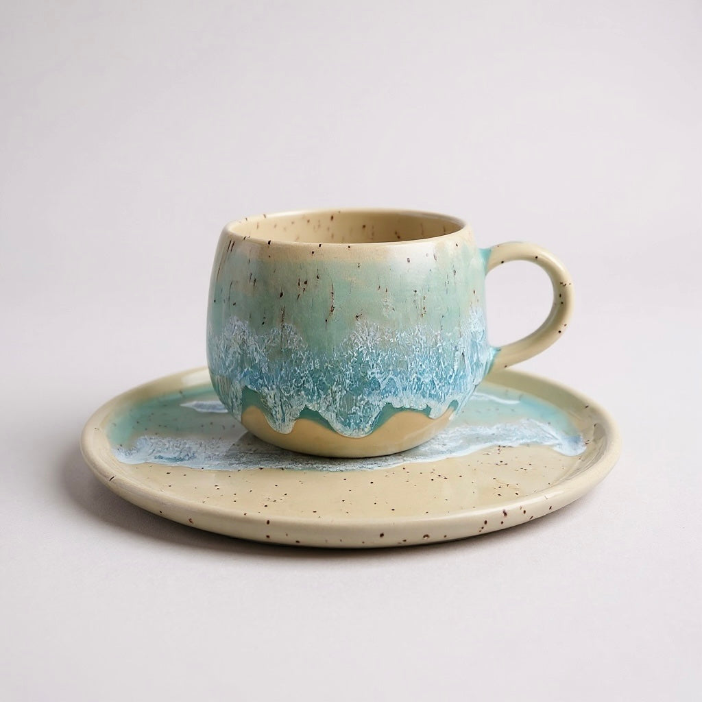 SET Meeresrauschen Tasse & Teller