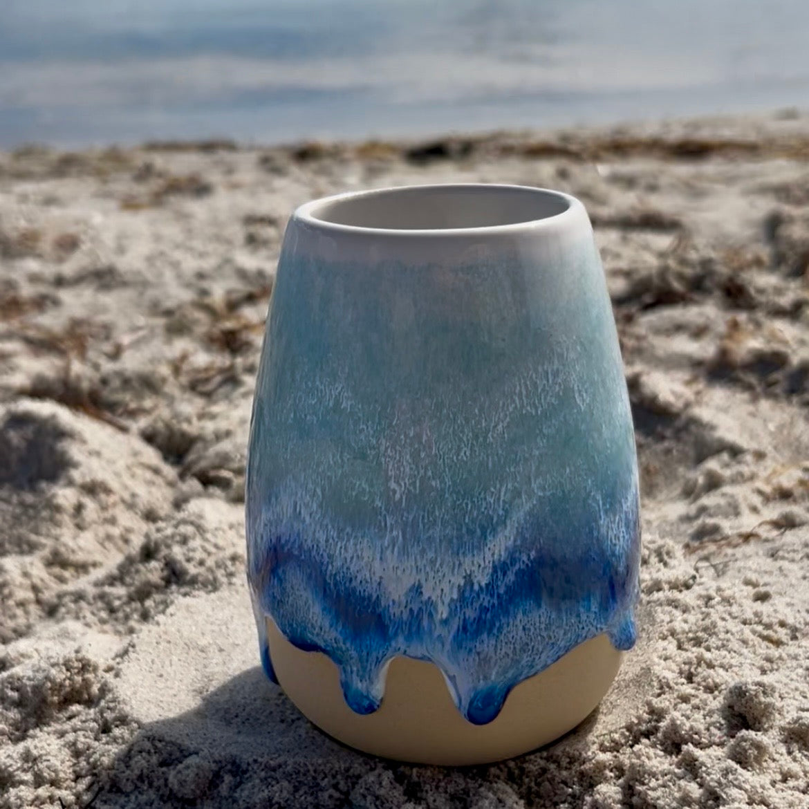 Vase STRAND & MEER Tropfwelle