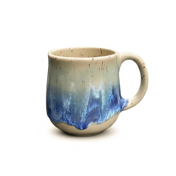Tasse STRAND & MEER gesprenkelt
