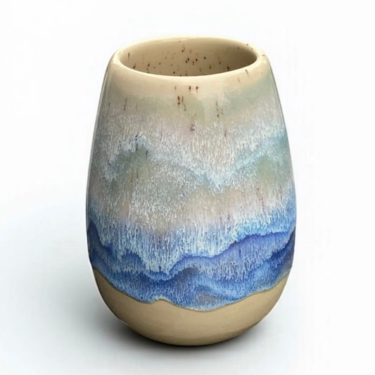 Vase STRAND & MEER gesprenkelt