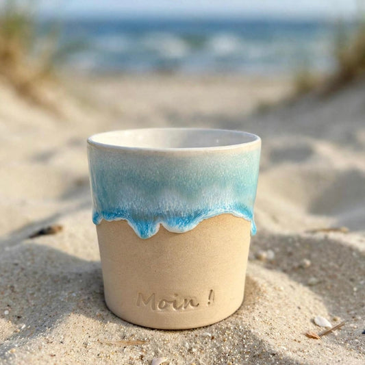MOIN! BECHER hellblau